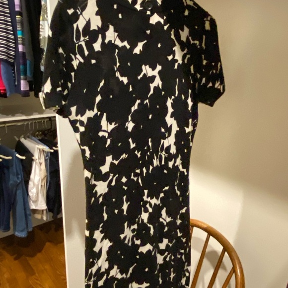 Banana Republic black and white dress size M - Picture 5 of 9
